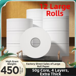DANNASI | Large Roll Commercial Toilet Paper Bulk