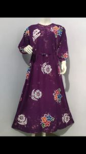 DASTER ENCIM RAYON SUPER: Motif Bunga & Muslimah