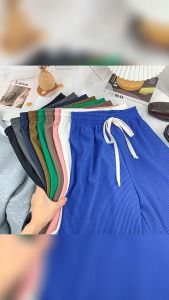 กางเกงวอร์มขายาว ผ้าร่อง  ใส่สบาย ทรงสวย เนื้อผ้านุ่ม ใส่สบาย  มี6สี pb99