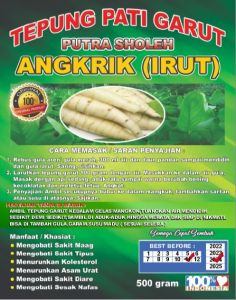 Tepung pati garut 500 gr Irut tepung Pati Angkrik herbal asam lambung kronis magh gerd herbal tukak lambung dr prtami kampung