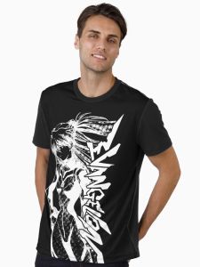 Bandai | 2026 Hot Selling Fashion New Anime New Century Gospel Warrior Pattern 3D Printing Fashion T-shirt Hip Hop Street Top Large