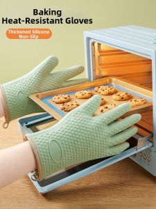 Hourleey | Insulated Thickened Kitchen Gloves For High Heat And Baking