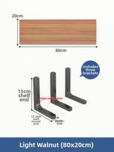 Wall Mounted Bookshelf Storage Shelf