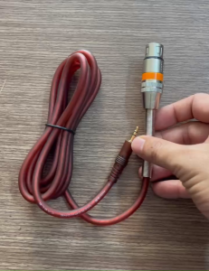 Dây Micro thu âm đầu 3.5mm (XLR-3.5 mm) chuyên dùng cho micro thu âm dây micro vào soundcard