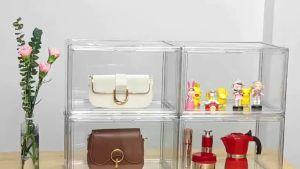 Acrylic Storage Box Display Case Transparent Box Storage Box Plastic Container Acrylic Organzier
