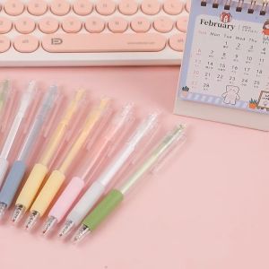 Harga Grosir - Pena Gel Hitam Polos / Bolpoin Hitam Polos / Pena Hitam Gel 0.5 mm Transparan