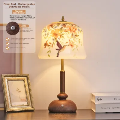 HAOXIANGJIA | Vintage American Style Decorative Bedroom Desk Lamp
