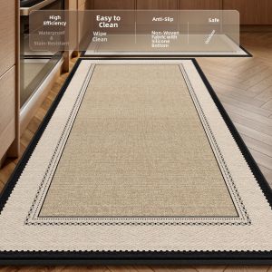 XINGLIANXIN | Non-Slip Oil-Proof Easy-to-Clean Waterproof Dirty-Resistant Kitchen Mat