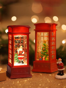 Christmas Decorations Christmas Tree Snow Light Luminous Ornaments Small Portable Lights Theme Set Decoration Scene Layout