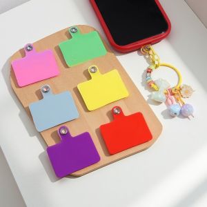 4/5/7/15Pcs Mobile Phone Anti-Lost Lanyard Card Gasket Universal Transparent Clip Detachable Phone Hanging Cord Strap Tether Pad