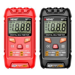 Digital Multimeter for Electrical Troubleshooting with NCV Function Auto Ranging and Clear LCD Screen in Portable Design