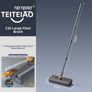 TEITEIRO | Long Handle Floor Brush