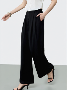 INLIFE | High Waisted Straight Trousers