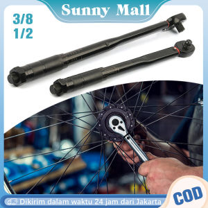 3/8 1/2 Preset Kunci Torsi Sepeda 5-210N Kunci Pas Perbaikan Otomatis Alat Positif Negatif Dua Arah Penyesuaian