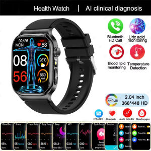 Smart Watch ECG Health Monitoring LED Flashlight BT Call Outdoors Sports Fitness Tracker Smartwatch
