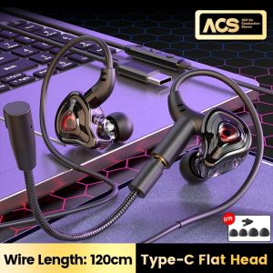 Tai Nghe Chơi Game EARDECO HD Có Micrô Kép Tai Nghe Nhét Tai Có Dây HIFI Bass Tai Nghe Âm Thanh Nổi Tai Nghe Móc Tai Dành Cho Trò Chơi Điện Tử Và Điện Thoại Di Động