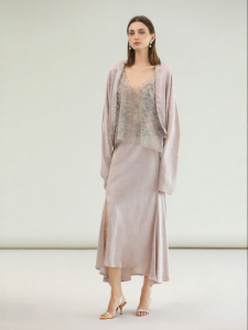COCOBELLA | Split Hem Mermaid Skirt 100% Acetate