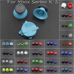 1Set Analog Joysticks Caps + Directional Pad Dpad Buttons Replacement Kit For Xbox Series X/S Controller