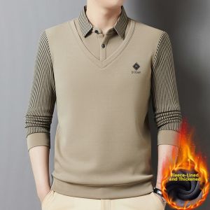 TUCANO | Warm Thick Fleece Long Sleeve Polo Shirt