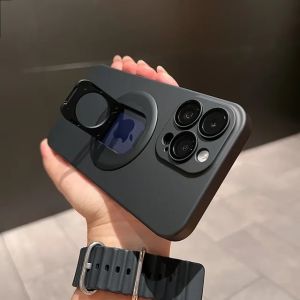 For Samsung Galaxy S24 S23 S22 Plus S24 S23 S22 Ultra Phone Case Invisible Hard PC Ring Holder Vehicle Magnetic Support Wireless Charging Anti fall Phone Back Cover