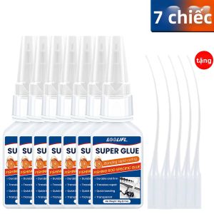 LOOLIFL | Keo Siêu Dính 20g Siêu Mạnh Khô Nhanh Chất Kết Dính Cyanoacrylate Dùng Cho Da Cao Su Gỗ Kim Loại Keo Lỏng Tức Thì Dùng Cho Sửa Chữa Tại Nhà Làm Đồ Thủ Công Tự Làm