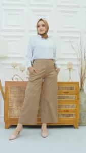 CELANA KULOT WANITA KEKINIAN ALL SIZE FIT TO XL KATUN STRECHT TEBAL