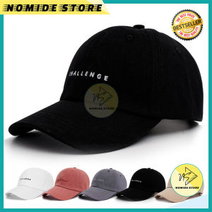 Topi Baseball Pria Wanita Dewasa Distro Teks CHALLANGE Cap Olahraga Gaya Casual Kualitas Terbaik TTR