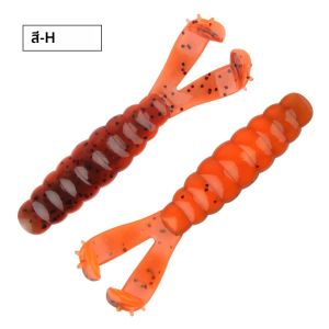 เหยื่อล่อปลา spinsopler เหยื่อล่อปลาอ่อน TPR หางคู่ลอย TPR 7cm ปลาเค็มกบตัวหนอนปลอมปลาว่ายน้ำเหยื่อ pesca