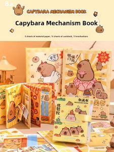 Quiet Book No Cutting New Girl Popular 3D Mechanism Book Handmade Diy Small Toy Children Creative DIY Paper Paste Making Toy
