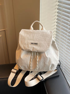 Mini Casual Commuter Womens Backpack Ultra Light Large Capacity Shoulder Bag for Travel Soft Polyester Lining Foldable