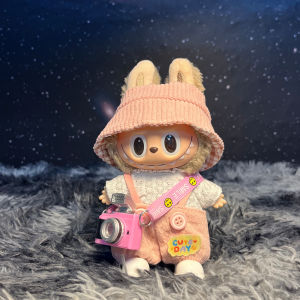 Labubu Baby Clothes Set Suitable for Sitting Party 17cm Vinyl Suitable Apparel Kit ชุดเสื้อผ้าเด็ก Labubu สำหรับงานปาร์ตี้นั่ง