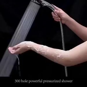 PAKET MURAH Kran Shower Kamar Mandi Shower Mini Aerator 300 Hole+Kran Cabang Engkol Gepeng