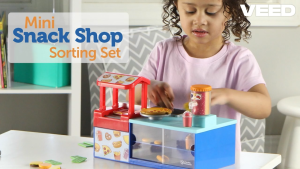 [3+] ชุดร้านขนมจิ๋วฝึกจำแนกสิ่งของ Mini Snack Shop Sorting Set  [Learning resources]