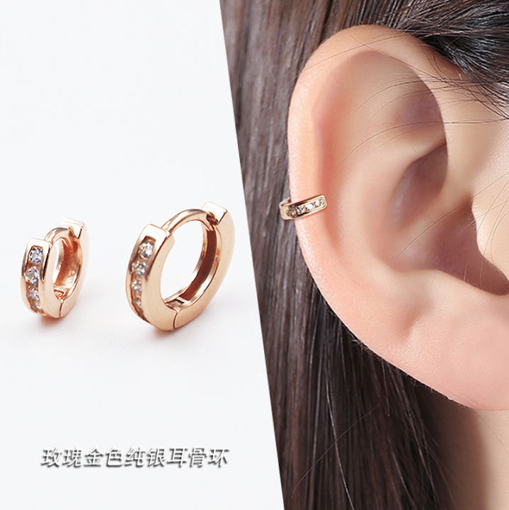 Chunky small gold hoop earrings — Militza Ortiz Jewellery