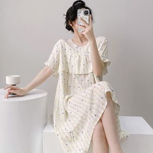 V.C.I | Light No Show Princess Style Cotton Sleep Dress