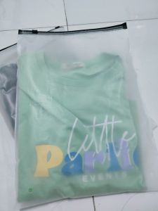 Túi Zip mờ có khóa kéo đen (1kg) đựng quần áo giày dép