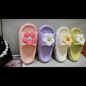 Dép Nữ Dép Mang Trong Nhà Chống Trượt Hình Bông Hoa Dễ Thương Nhiều Màu Sắc