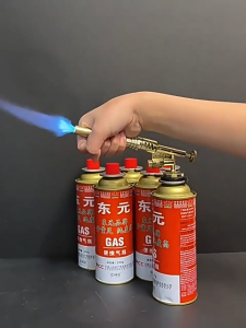 Khò nướng gas mini chống nóng chống cháy - Sẵn hàng dụng cụ nấu ăn ngoài trời