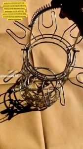 Rak Gelas Gantungan Alat Minum Gantungan Cangkir Alat Minum Stainless Bistro Kualitas Tebal