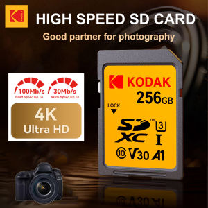 Kodak | Kodak Professional SD Card 32GB 64GB 128GB 256GB UHS-I U3 V30 100MB/s High Speed Memory Card for Camera 4K Video Photography