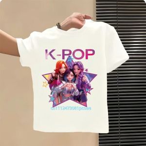 Bandai | Childrens T Shirt Cartoon Graphic Short Sleeve Summer Comfortable Top Funny Gift for Fans Harajuku T-Shirts Girls Clothes