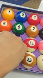 Billiard Cue Ball 57.2mm Standard Cue Ball 6 Dot White Original Billiards Ball for Billiards Snooker