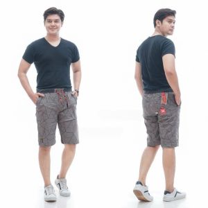 Celana Chinos Pendek Ban rip Motif
