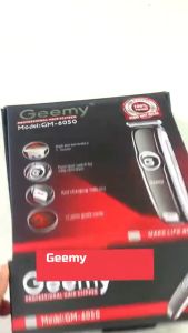 New 100% Original Geemy Gm-6050 Original Rechargeable Hair Clipper Hair Cutter Trimmer Potong Rambut Hair Trimmer Clippe