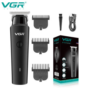 VGR Hair Clipper Rechargeable Hair Trimmer Electric Beard Shaver Wireless Barber Haircut 0mm Cutting Blade Clipper for Men V-933