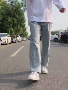 Celana Jeans Pria Baggy Pants Korean Style Kulot Panjang Jeans Pria Blue Jeans Korean Style Original Loose Straigh
