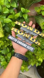 EMBLEM LOGO STIKER TANGKI HONDA LUXURY SPORT GLPRO NEOTECH IMPORT kanan kiri