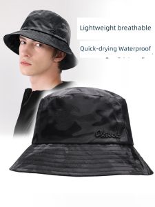 ผู้ชาย ลายพราง หมวกตกปลา ระบายอากาศได้ดี ม่านบังแดดหมวกทรงสวยแห้งเร็วสําหรับ ฤดูร้อน กิจกรรมกลางแจ้ง