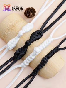 กระดุมมุกสไตล์จีนใหม่ กระดุมยาว กระดุมหัวเข็มขัด ตกแต่งผ้าปักลายจีน กระดุมตกแต่งสำหรับผู้หญิง