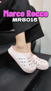 Marco Rocco รองเท้าหัวโตแฟชั่น วัสดุEVA น้ำหนักเบา กันลื่น กันน้ำ ส้นหนา4.5ซม รองเท้าแตะแบบสวมผู้ชายผู้หญิง รองเท้าเปิดส้น รุ่นMR8015